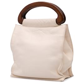 Chanel-CHANEL Handbags T.  Leather-White