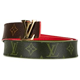 Louis Vuitton-LOUIS VUITTON Belts T.International S Cloth-Brown