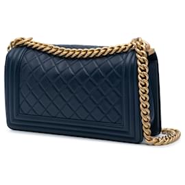 Chanel-CHANEL Handbags T.  Leather-Blue