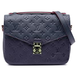 Louis Vuitton-LOUIS VUITTON Handbags T.  Leather-Blue