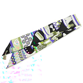 Hermès-HERMES Scarves T.  Silk-Black