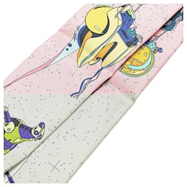 Hermès-HERMES Scarves T.  Silk-Pink