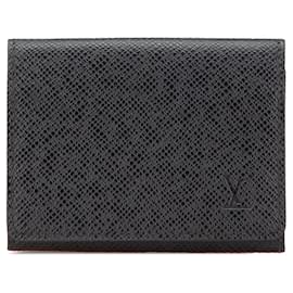 Louis Vuitton-Bolsas, carteiras e estojos LOUIS VUITTON T. Couro-Preto