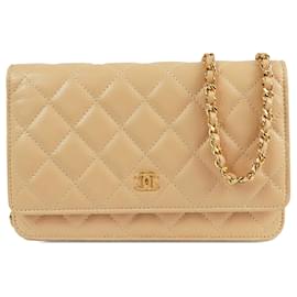 Chanel-CHANEL Handbags T.  Leather-Camel