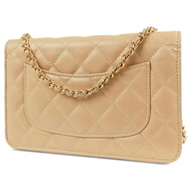 Chanel-CHANEL Handbags T.  Leather-Camel