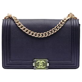 Chanel-CHANEL Handbags T.  Leather-Blue