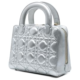 Dior-DIOR Handbags T.  Leather-Silvery