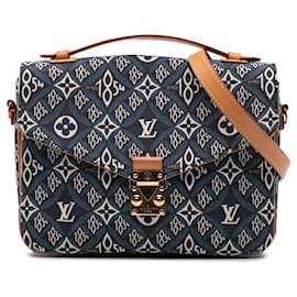 Louis Vuitton-LOUIS VUITTON Handbags T.  Leather-Blue