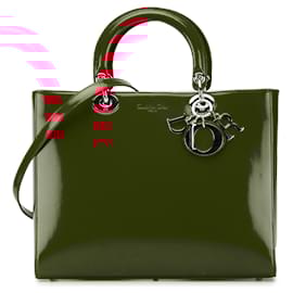 Dior-DIOR Handbags T.  Leather-Red