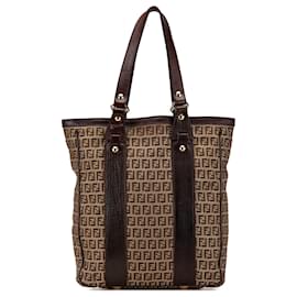 Fendi-FENDI Handbags T.  Leather-Brown