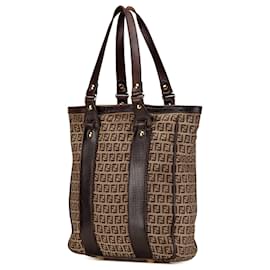 Fendi-FENDI Handbags T.  Leather-Brown