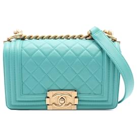 Chanel-CHANEL Handbags T.  Leather-Blue