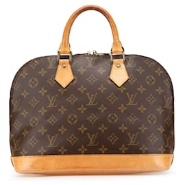 Louis Vuitton-LOUIS VUITTON Handbags T.  Leather-Brown