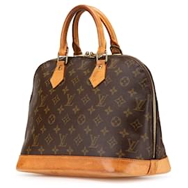 Louis Vuitton-LOUIS VUITTON Handbags T.  Leather-Brown
