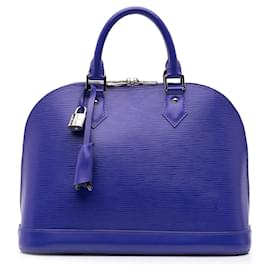 Louis Vuitton-LOUIS VUITTON Handbags T.  Leather-Purple