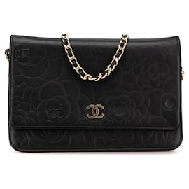 Chanel-CHANEL Handbags T.  Leather-Black