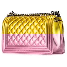 Chanel-CHANEL Handbags T.  Leather-Golden