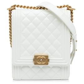 Chanel-CHANEL Handbags T.  Leather-White