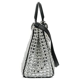 Dior-DIOR Handbags T.  Cloth-Silvery