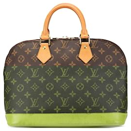 Louis Vuitton-LOUIS VUITTON Handbags T.  Leather-Brown