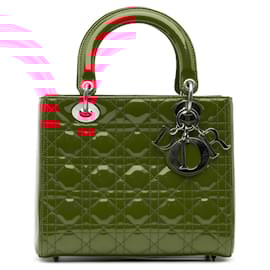 Dior-DIOR Handbags T.  Leather-Red