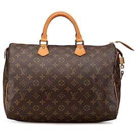Louis Vuitton-LOUIS VUITTON Handbags T.  Leather-Brown