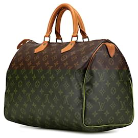 Louis Vuitton-LOUIS VUITTON Handbags T.  Leather-Brown