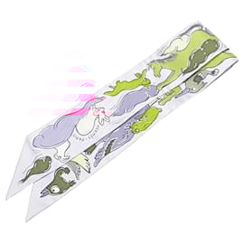 Hermès-HERMES Scarves T.  Silk-Pink