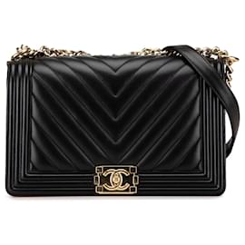 Chanel-CHANEL Handbags T.  Leather-Black