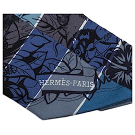Hermès-HERMES Scarves T.  Silk-Blue
