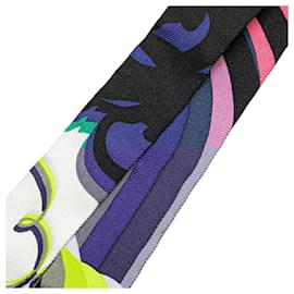 Hermès-HERMES Scarves T.  Silk-Blue