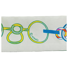 Hermès-HERMES Scarves T.  Silk-Green