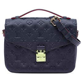 Louis Vuitton-LOUIS VUITTON Handbags T.  Leather-Blue