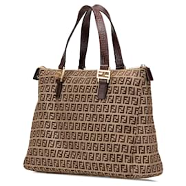 Fendi-FENDI Handbags T.  Leather-Brown