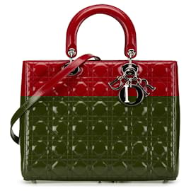 Dior-DIOR Handbags T.  Leather-Red