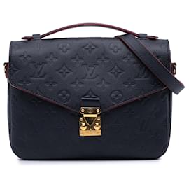 Louis Vuitton-LOUIS VUITTON Handbags T.  Leather-Blue