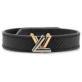 Louis Vuitton-LOUIS VUITTON Bracelets T.  Leather-Black