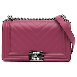 Chanel-CHANEL Handbags T.  Leather-Pink