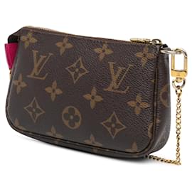 Louis Vuitton-LOUIS VUITTON Handbags T.  Cloth-Brown
