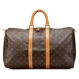 Louis Vuitton-LOUIS VUITTON Bags T.  Leather-Brown