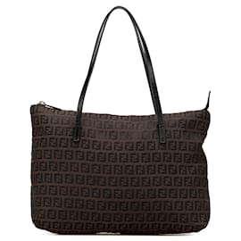 Fendi-FENDI Handbags T.  Leather-Brown