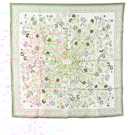 Hermès-HERMES Scarves T.  Silk-Green