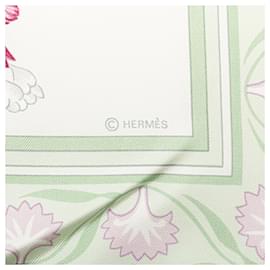 Hermès-HERMES Scarves T.  Silk-Green
