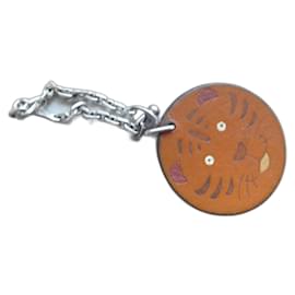 Hermès-authentic charm's hermès with its box and dustbag-Brown