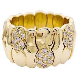 inconnue Yellow gold ring, diamonds. Other