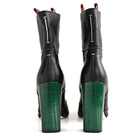 Fendi-Leather boots-Black