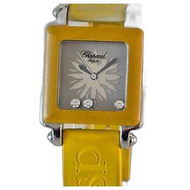 Chopard Be Happy Sport-Diamanten Silber Gelb