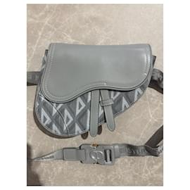 Dior-DIOR Handbags T.  Leather-Grey