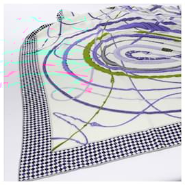 Hermès-Hermès Carré Geant "Fouets et Badines" Cashemere & Silk Scarf in Multicolor-Multiple colors