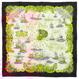 Hermès-Hermes Carré 90 "VOILES DE LUMIERE" 100% Silk Scarf-Multiple colors